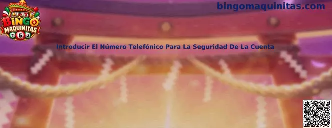 Introducir el número telefónico para la seguridad de la cuenta