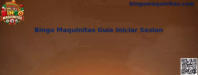 Guía visual para iniciar sesión en Bingo Maquinitas