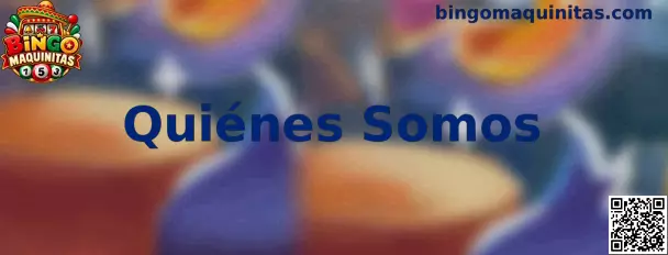 Presentación de la sección Quiénes Somos de Bingo Maquinitas