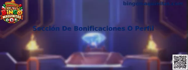 Sección De Bonificaciones O Perfil en Bingo Maquinitas